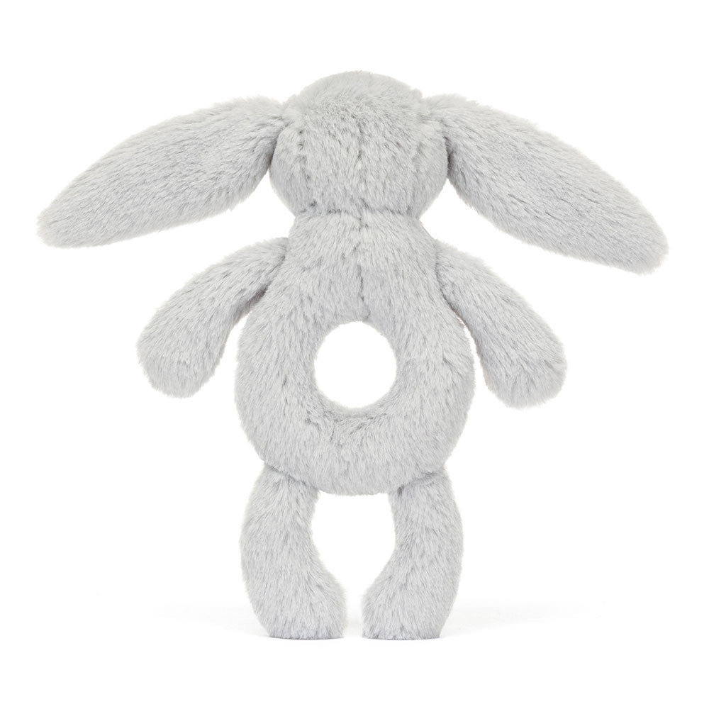 Jellycat Bashful Bunny Ring Rattle - Silver