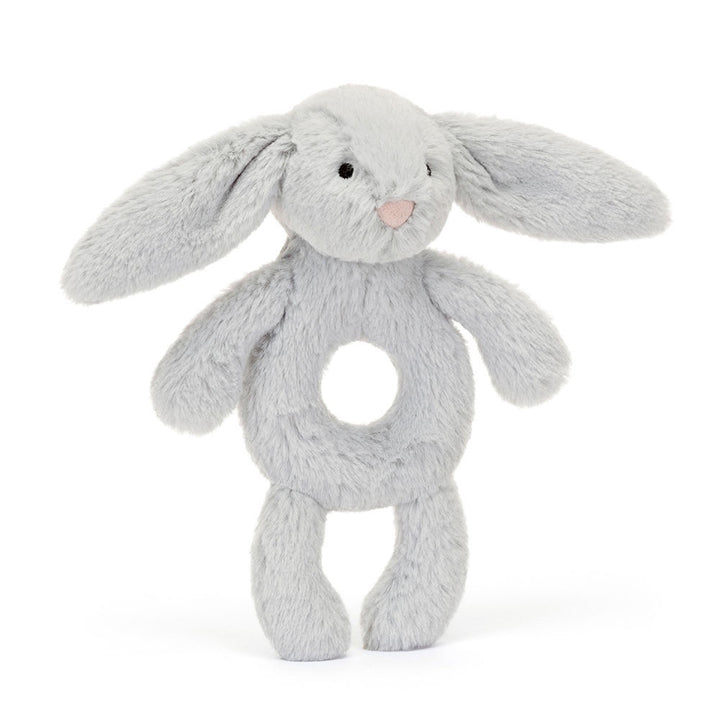 Jellycat Bashful Bunny Ring Rattle - Silver