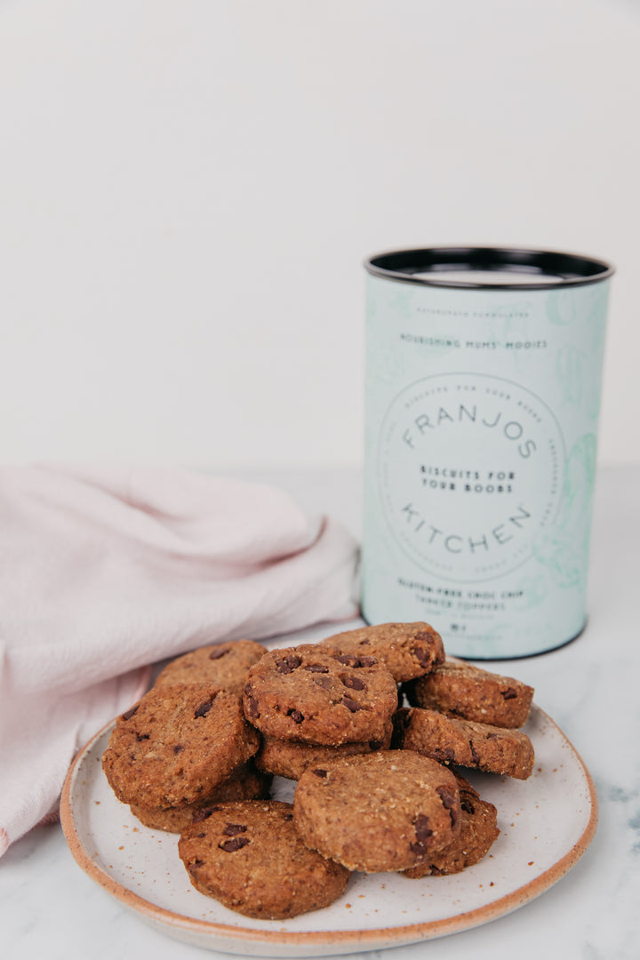 Franjos Kitchen Tanker Topper Biscuits - Choc Chip (Gluten Free)