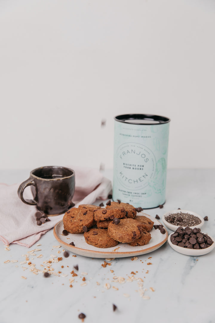 Franjos Kitchen Tanker Topper Biscuits - Choc Chip (Gluten Free)