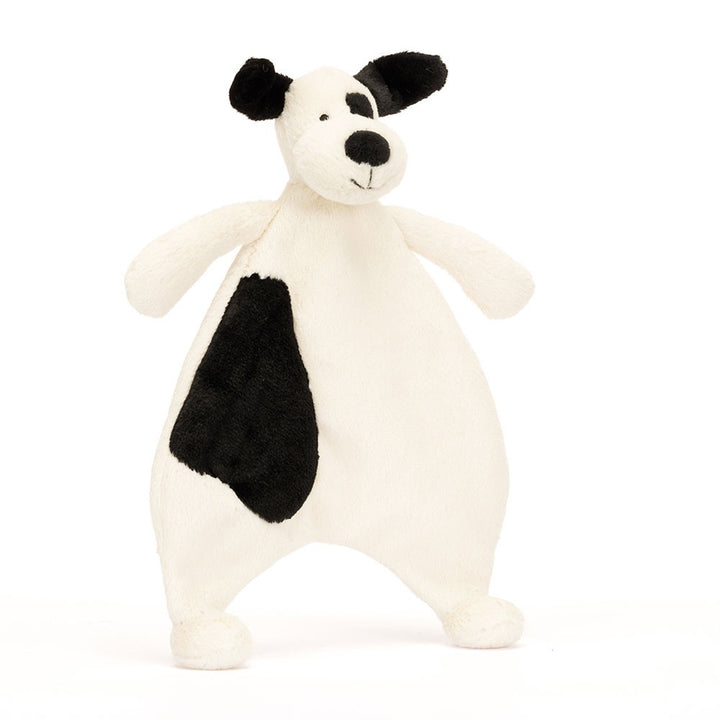 Jellycat Bashful Comforter - Black & Cream Puppy