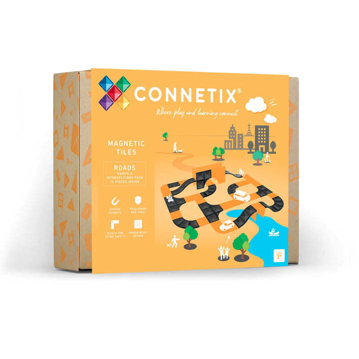 Connetix Tiles - 16 Piece Ramps and Intersections Pack