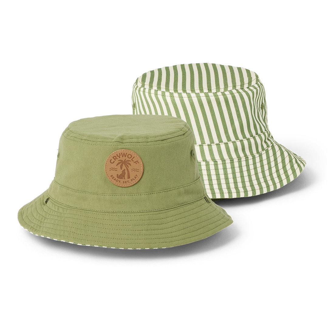 Crywolf Reversible Bucket Hat - Coastal Stripe