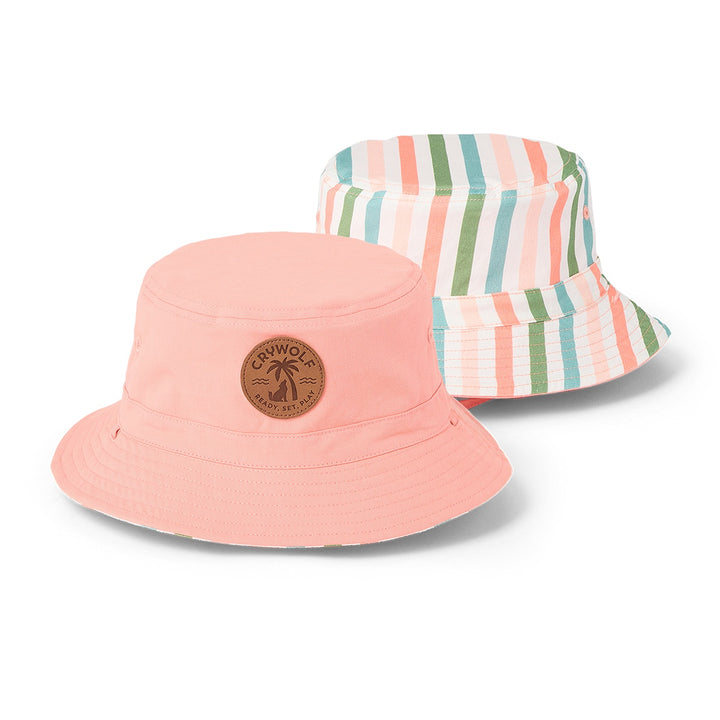 Crywolf Reversible Bucket Hat - Summer Stripe