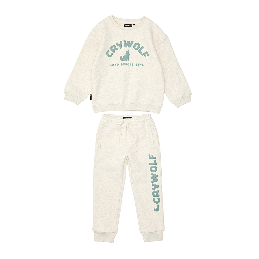 Crywolf Chill Track Pant - Oatmeal