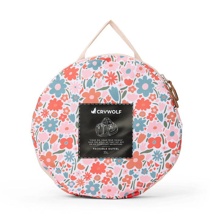 Crywolf Packable Duffel Bag - Flower Market