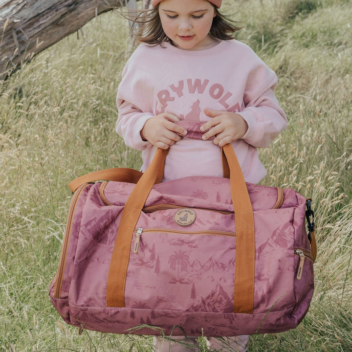 Crywolf Packable Duffel - Rose Landscape