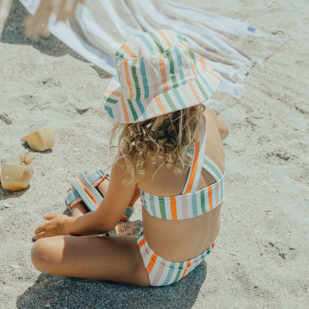 Crywolf Reversible Bucket Hat - Summer Stripe