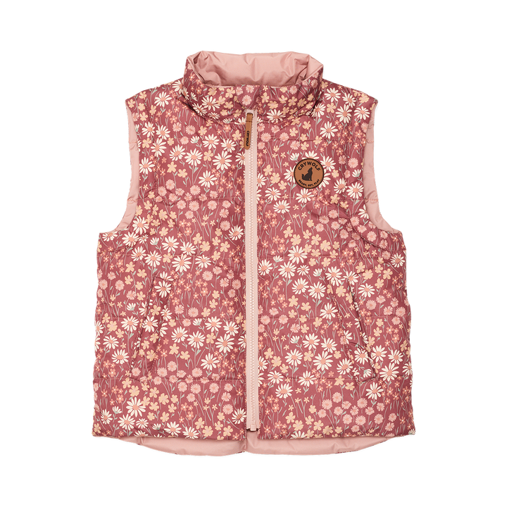 Crywolf Reversible Vest - Rosewood Floral