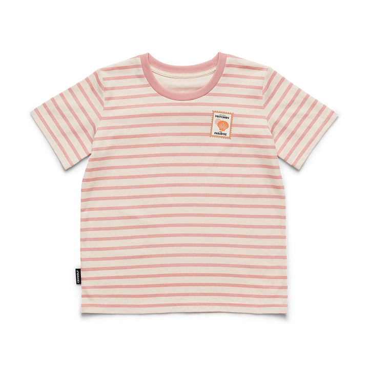 Crywolf Sun Smart T-Shirt -  Blush Stripe