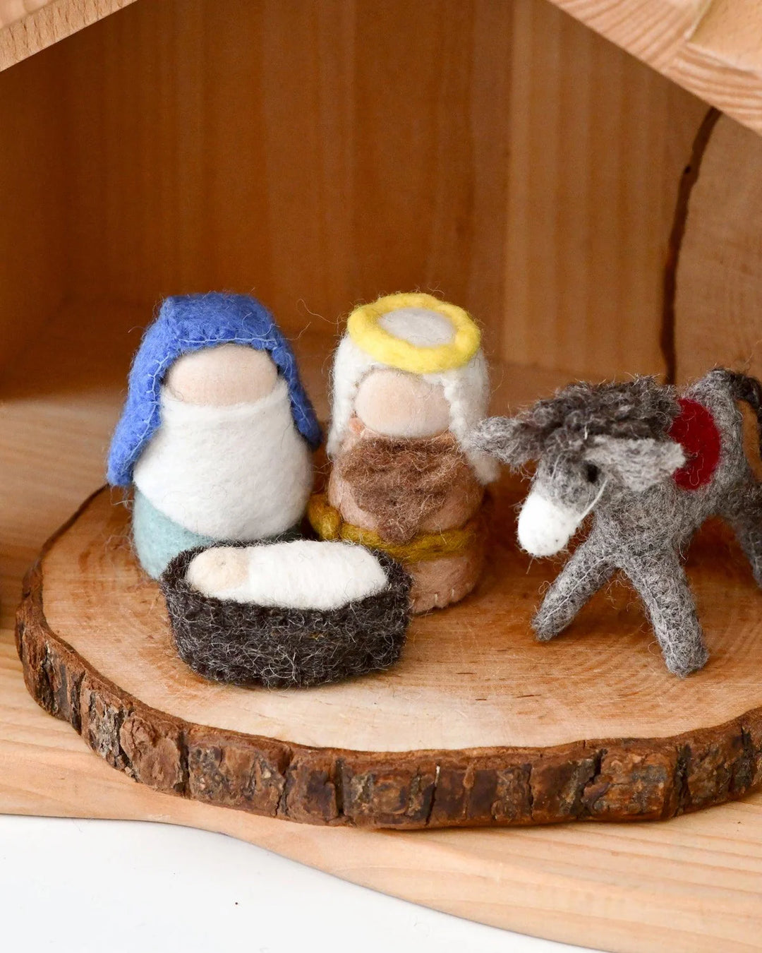 Tara Treasures Felt Nativity Peg Dolls Set