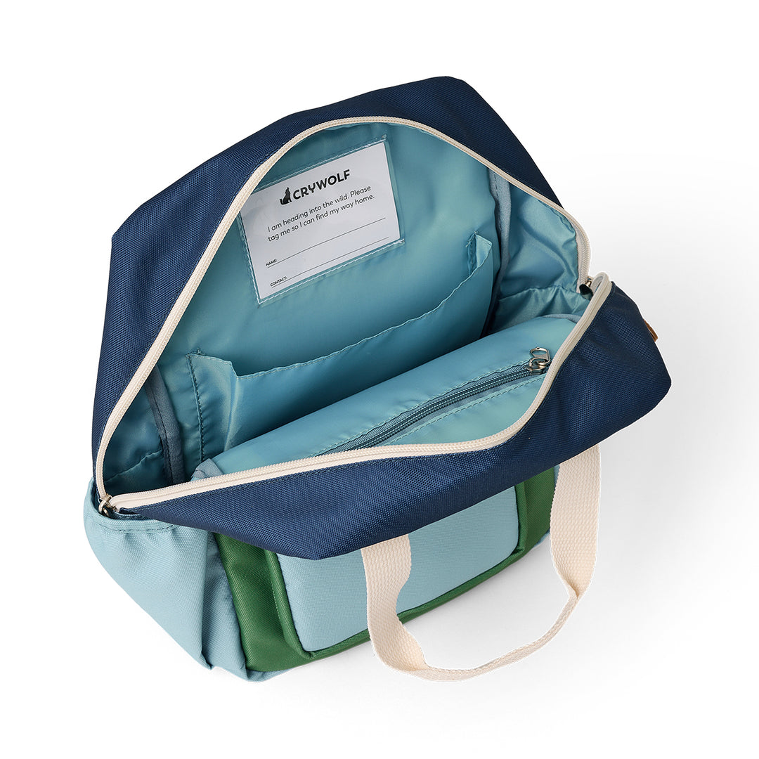 Crywolf Mini Backpack - Ocean Colour Block