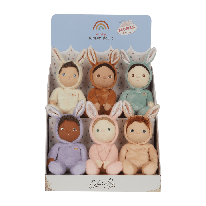 Olli Ella Dinky Dinkum Fluffle Family - Set of 6