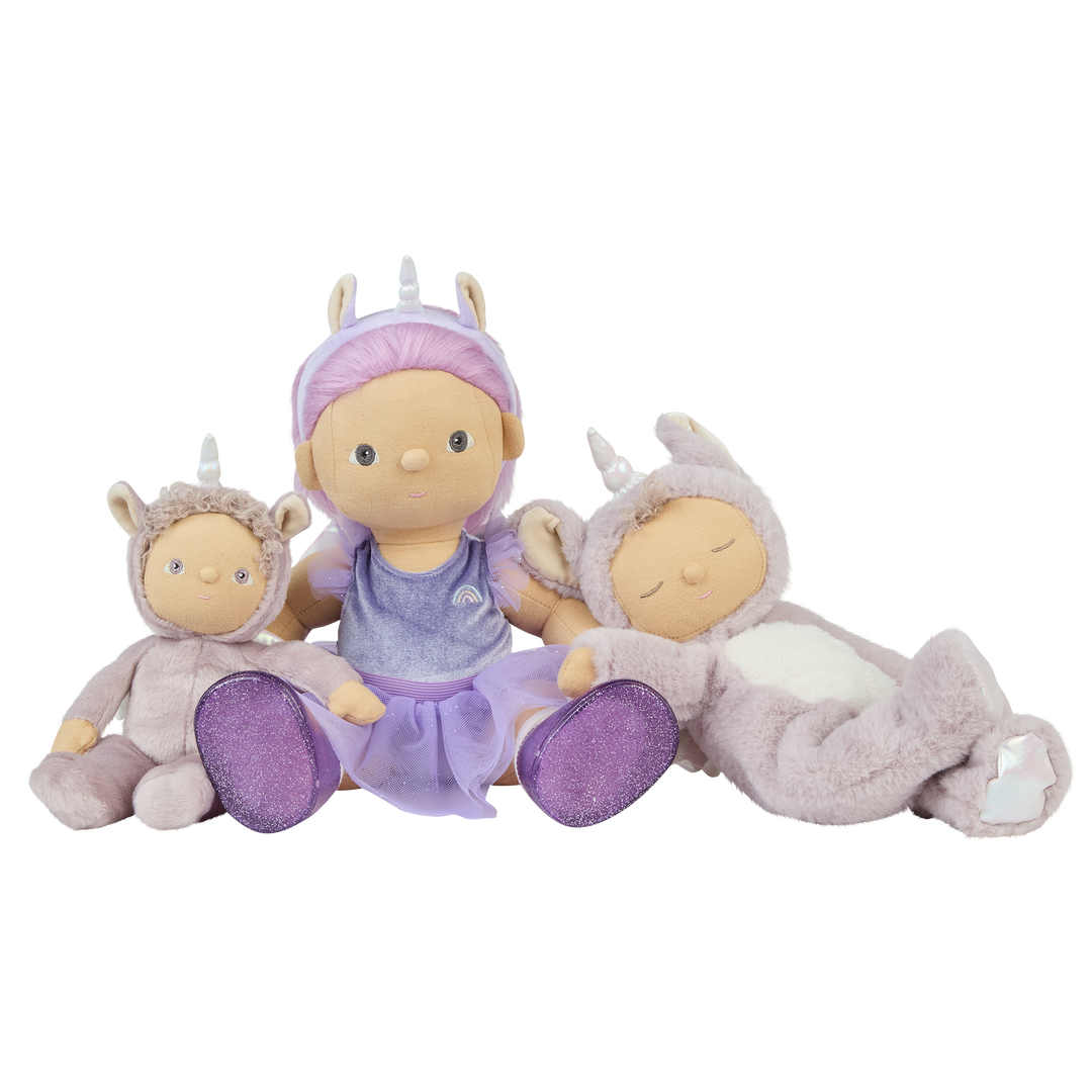 Olli Ella Unicorn Dream Dinkum Doll - Violet