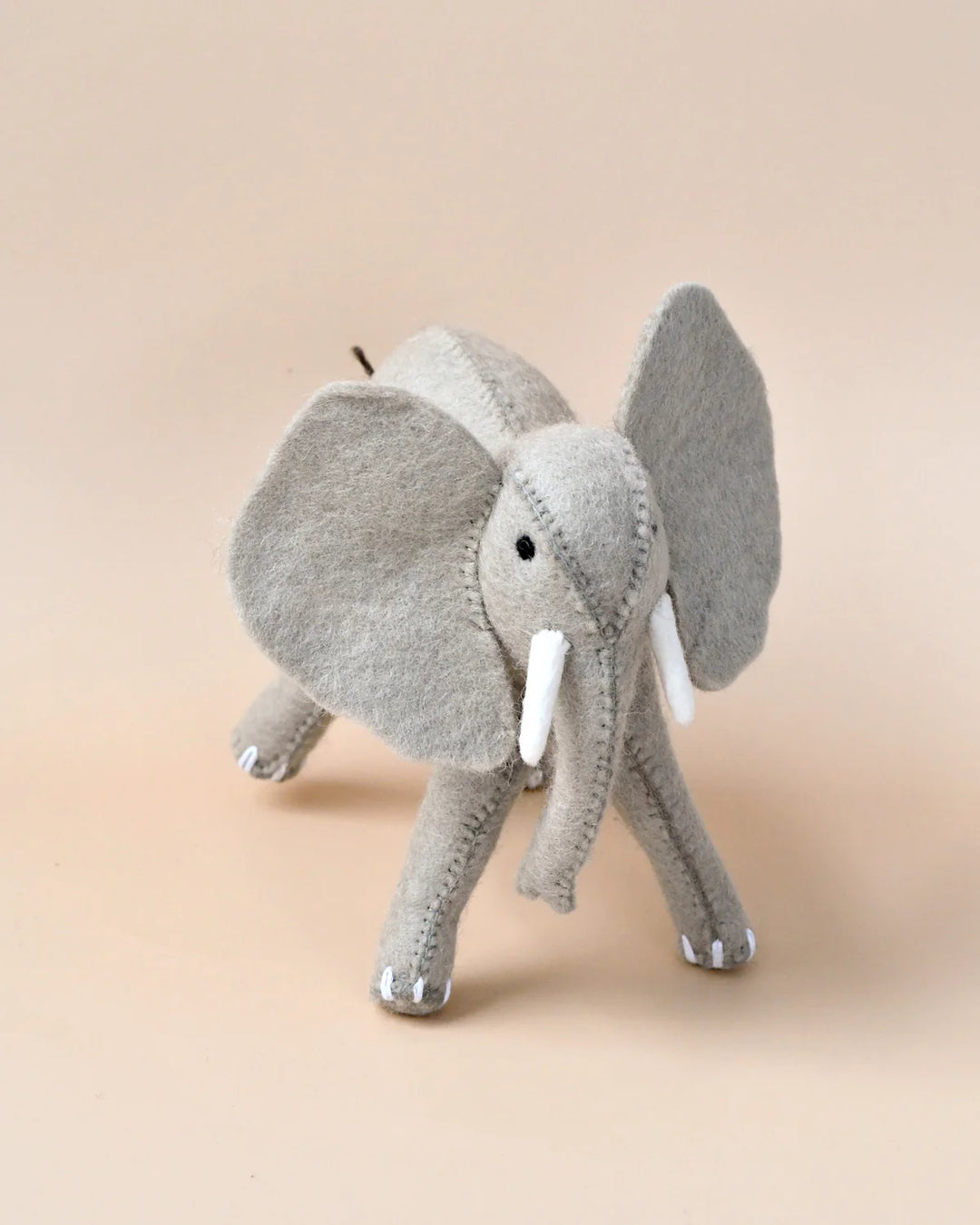 Tara Treasures Felt Elephant Soft Toy for Safari Play