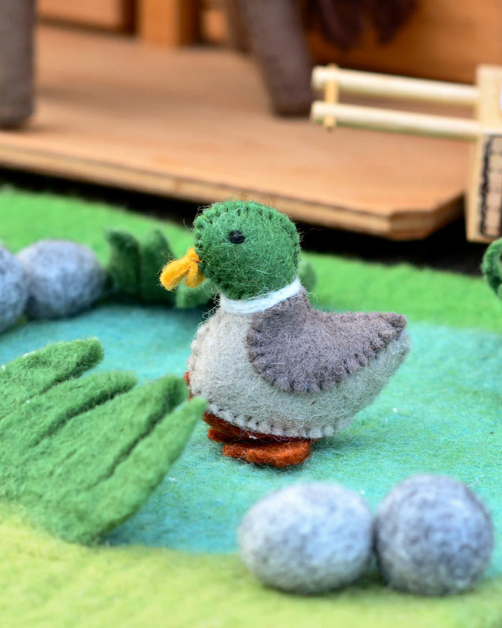 Tara Treasures Felt Duck Farm Animal Toy