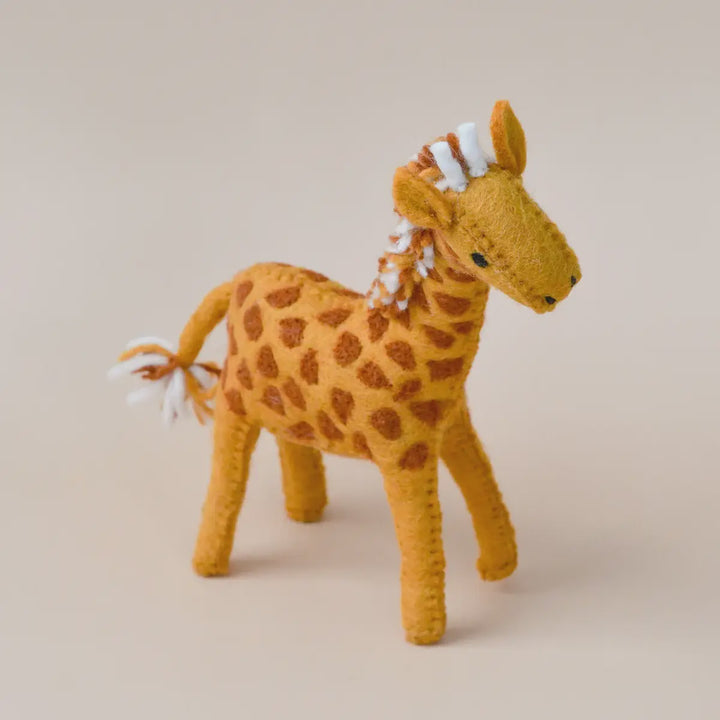 Tara Treasures Felt Giraffe Soft Toy for Safari Play