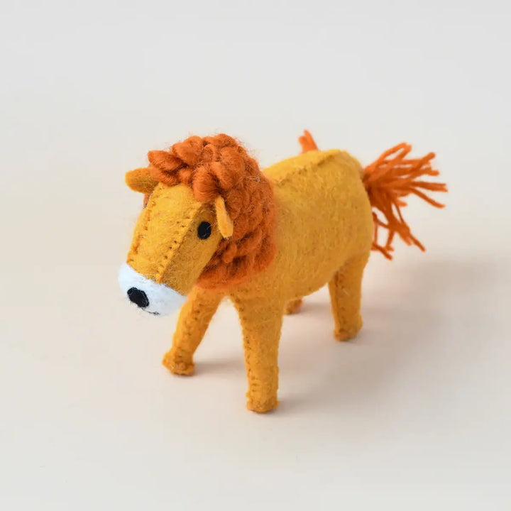 Tara Treasures Felt Lion Soft Toy for Safari Play