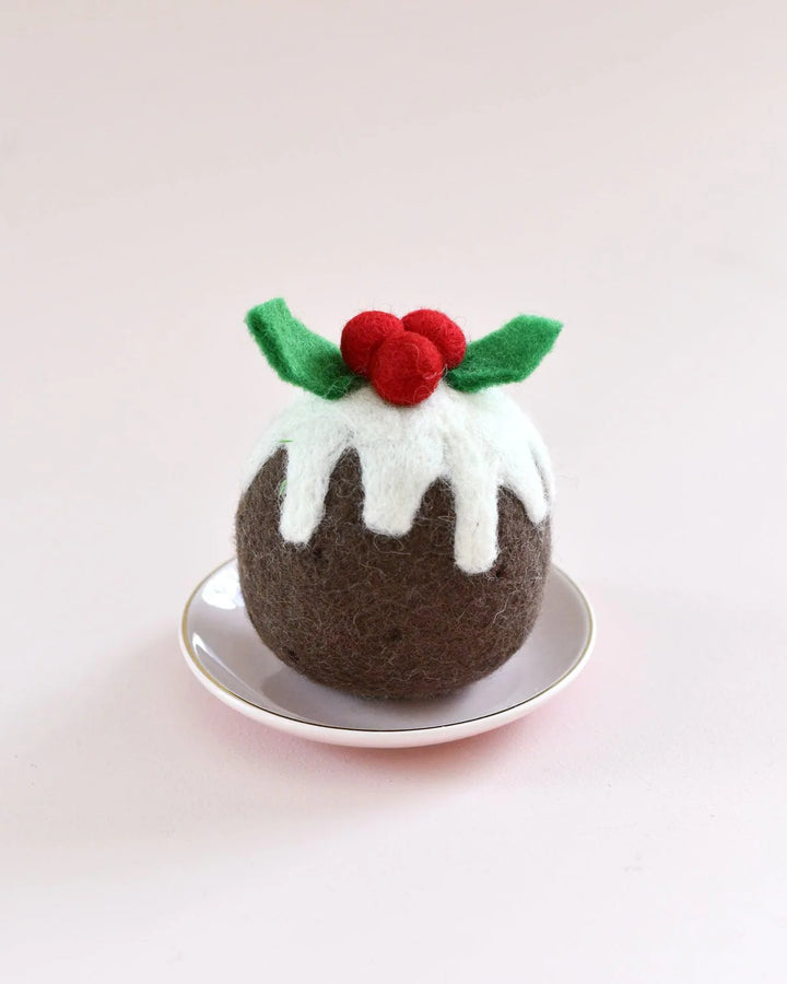 Tara Treasures Felt Christmas Pudding - Tall