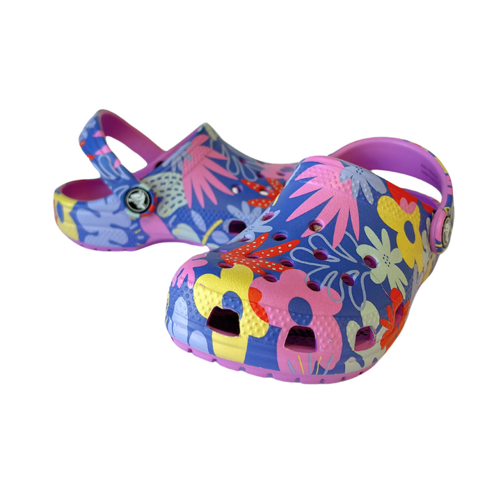 Crocs Classic Printed Floral Clog - Bubble