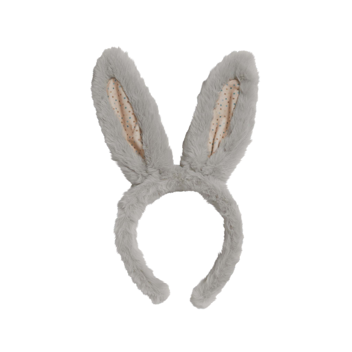 Olli Ella Fluffle Bunny Headband - Smoke