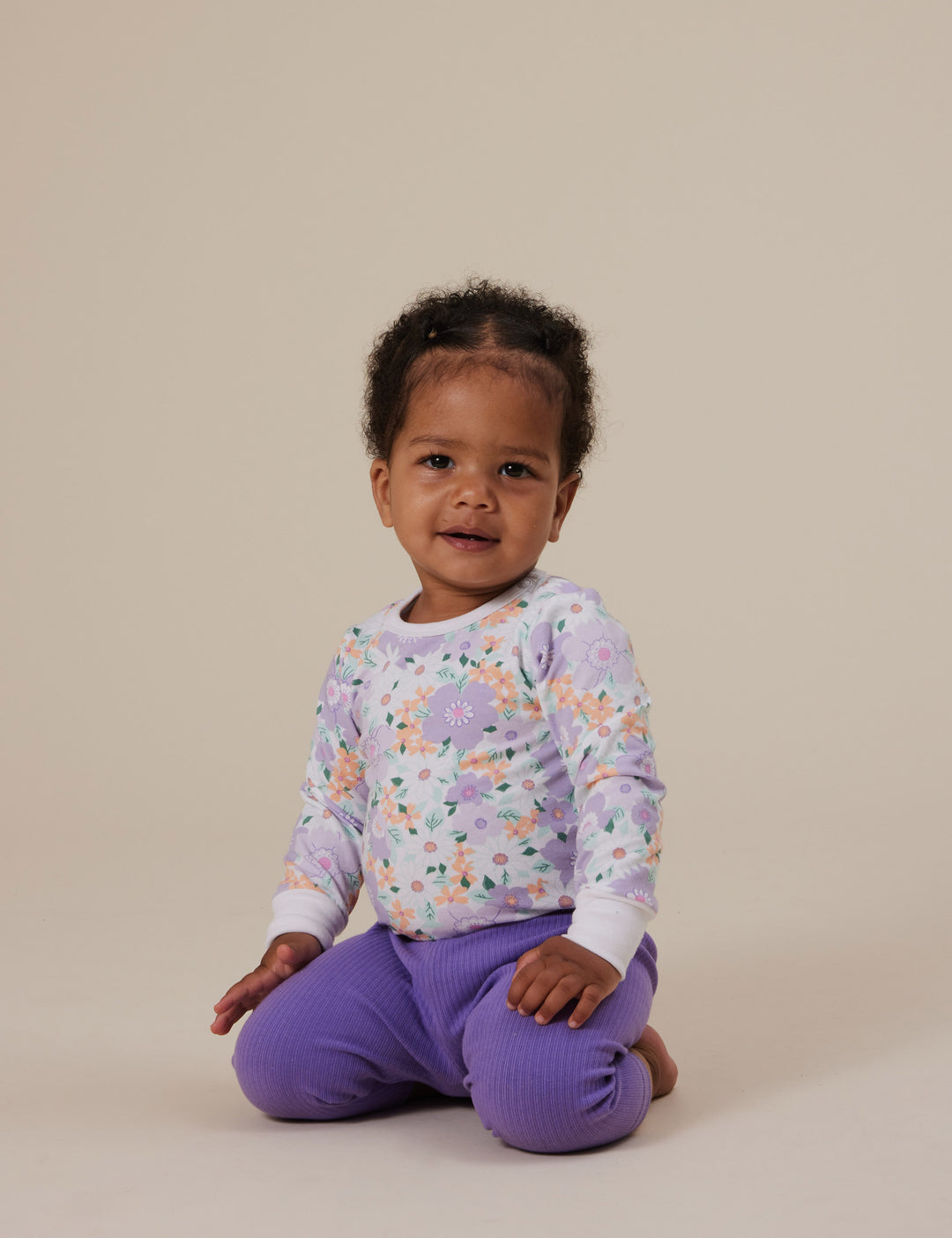 Goldie + Ace Flora Long Sleeve Bodysuit