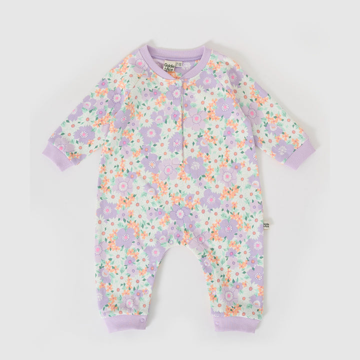 Goldie + Ace Flora Relaxed Terry Romper