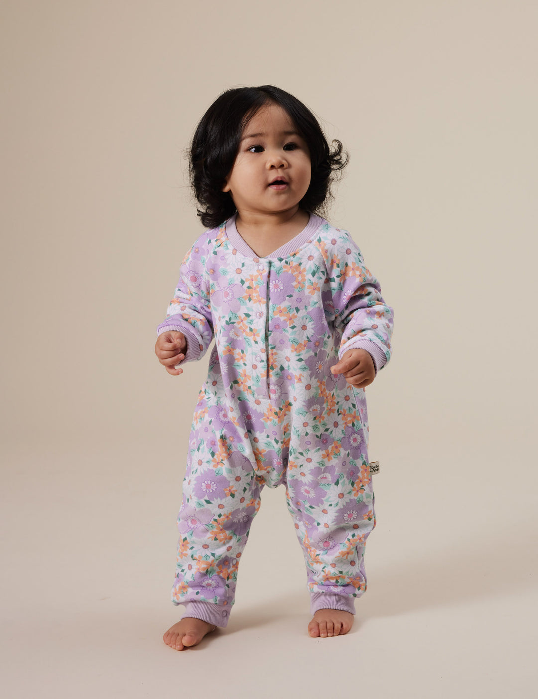 Goldie + Ace Flora Relaxed Terry Romper