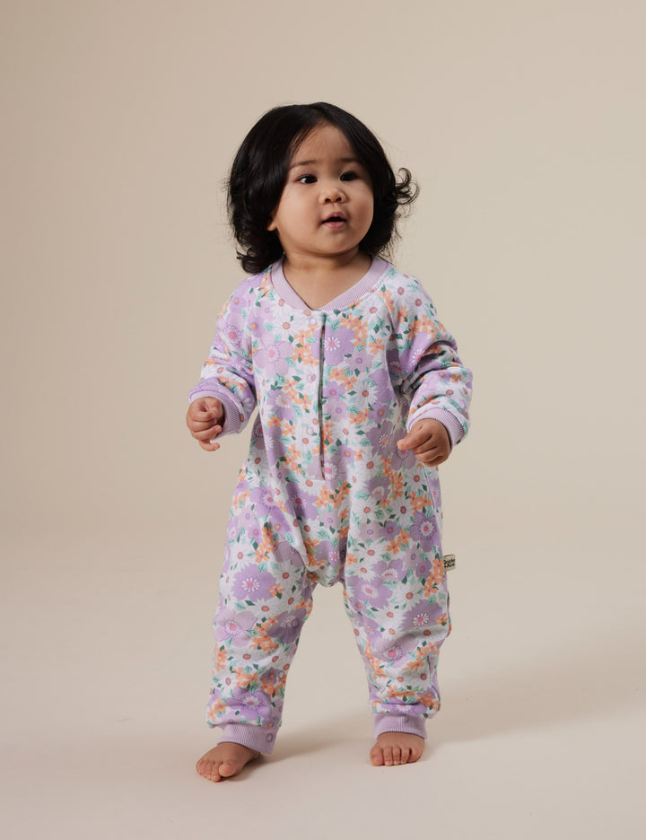 Goldie + Ace Flora Relaxed Terry Romper