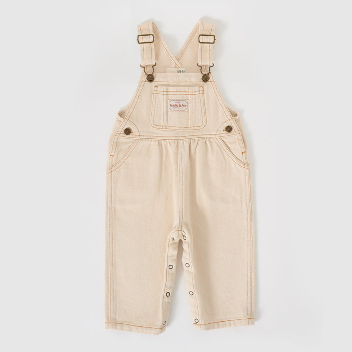 Goldie + Ace Austin Denim Overalls Oat