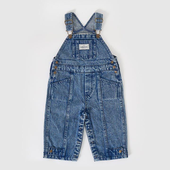 Goldie + Ace Blake Vintage Washed Denim Overalls