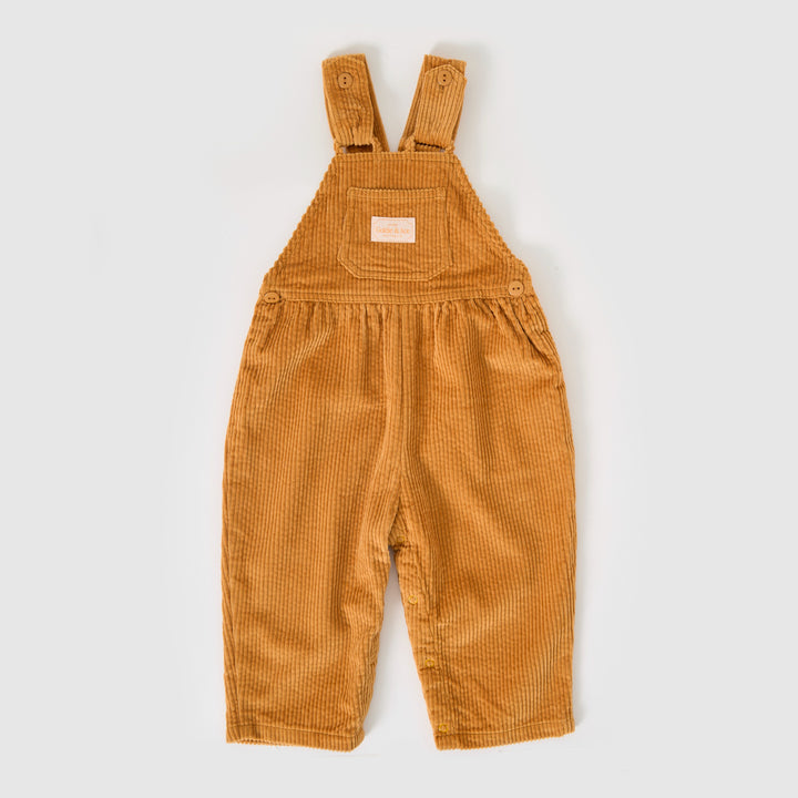 Goldie + Ace Sammy Corduroy Overalls Golden