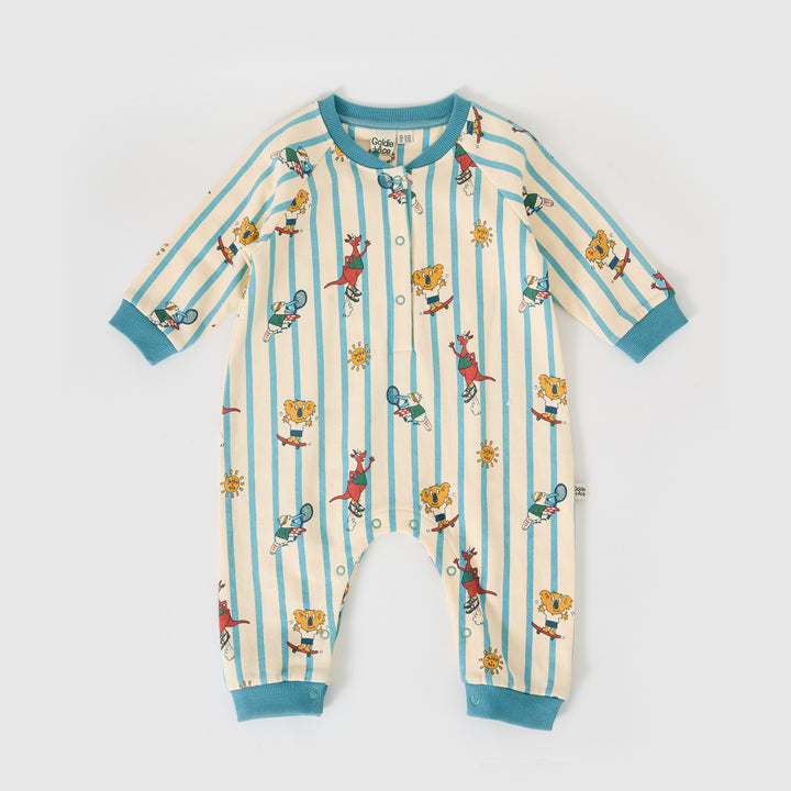 Goldie + Ace Goldie Squad Relaxed Terry Romper