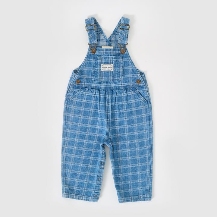 Goldie + Ace Austin Denim Check Overalls