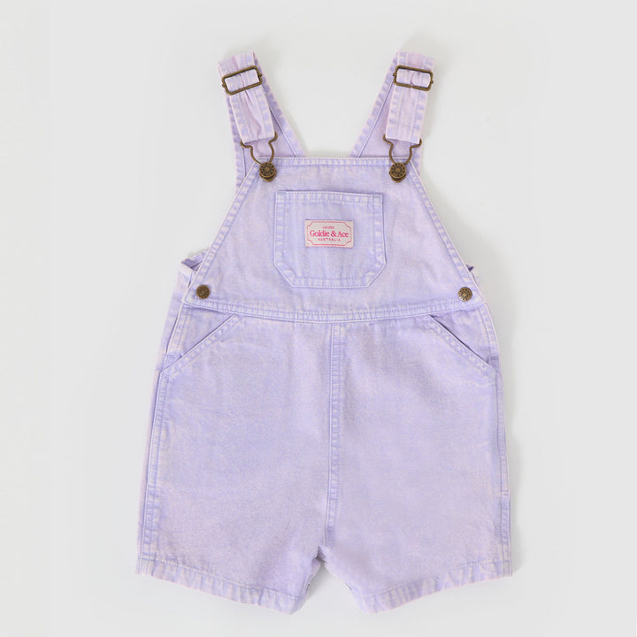 Goldie + Ace Burton Vintage Washed Denim Overalls Mauve