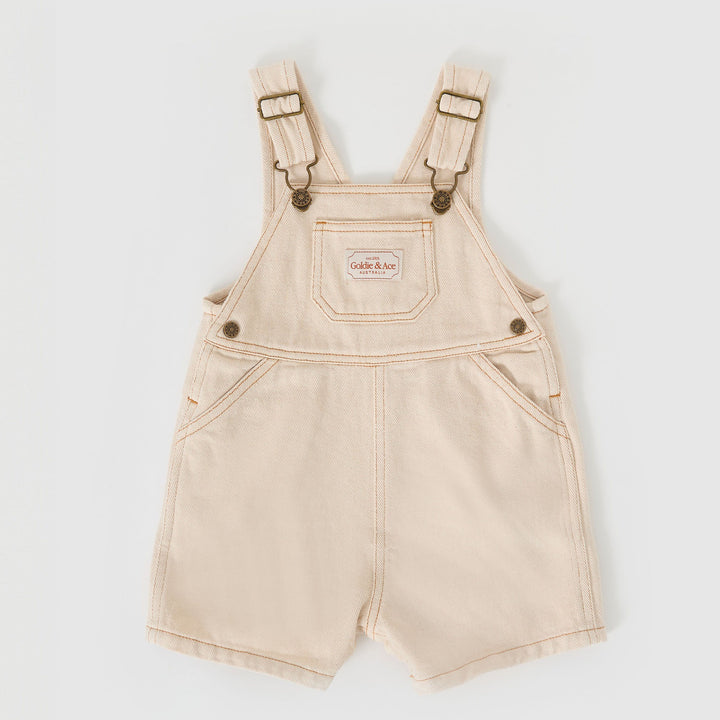 Goldie + Ace Burton Denim Overalls Oat