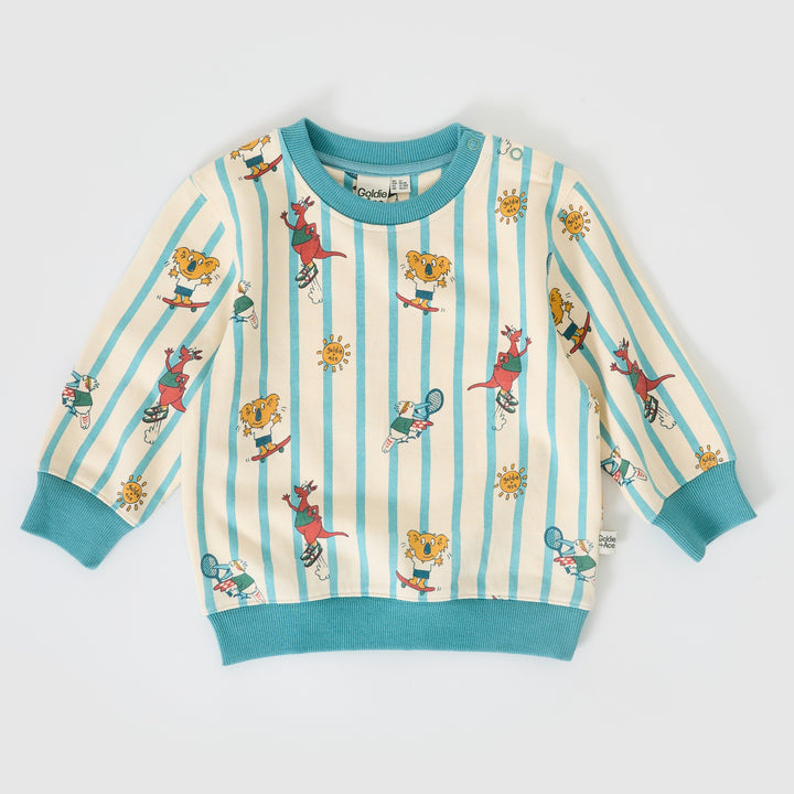 Goldie + Ace Goldie Squad Relaxed Terry Sweater