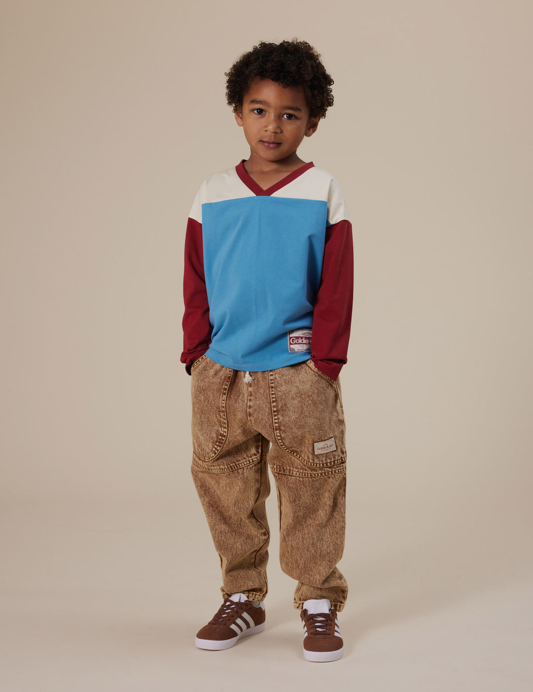 Goldie + Ace Drew Denim Pocket Pant Brown