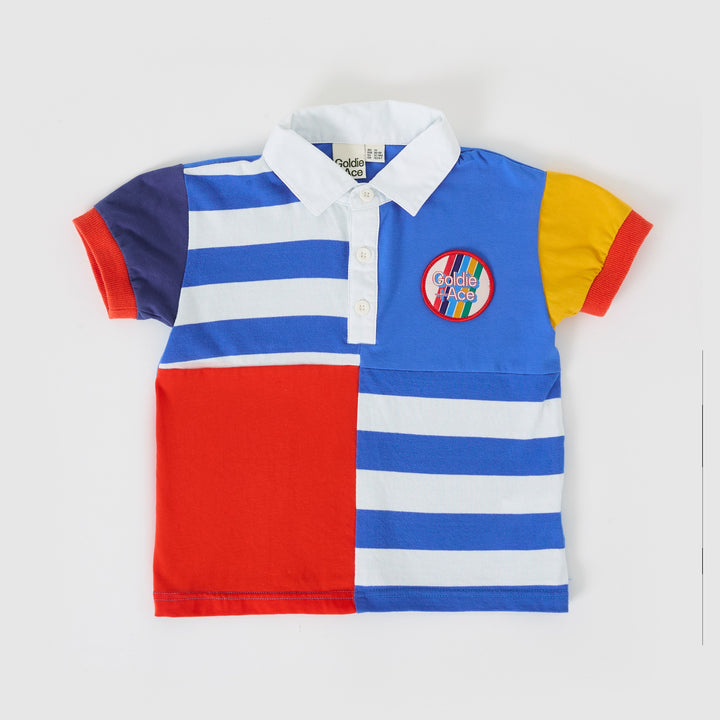 Goldie + Ace Myles Colour Block Polo Shirt