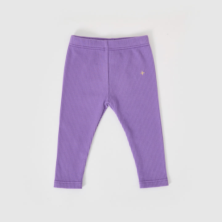 Goldie + Ace Bowie Rib Legging Grape