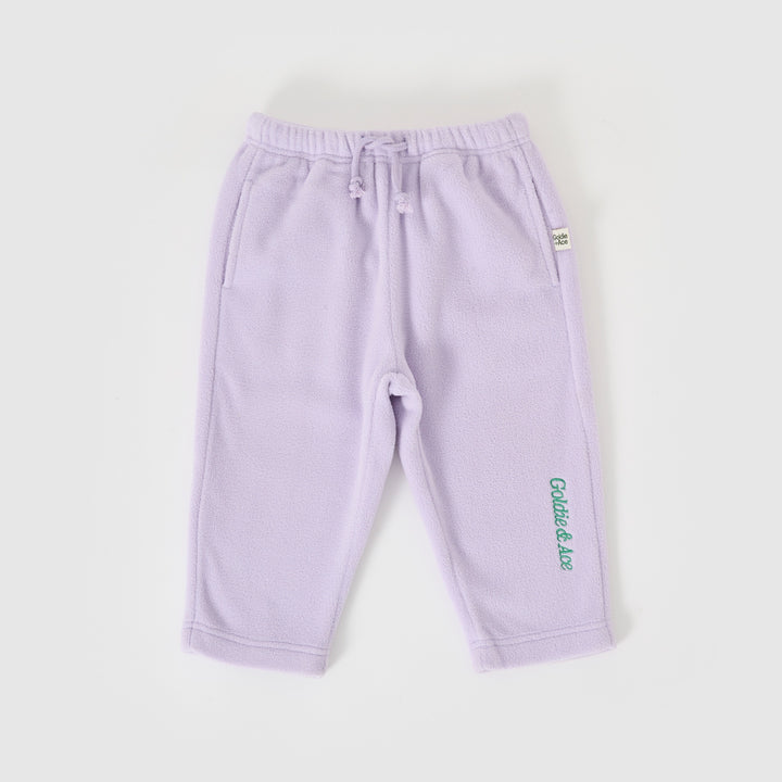 Goldie + Ace Bobbi Polar Fleece Sweatpants Lilac