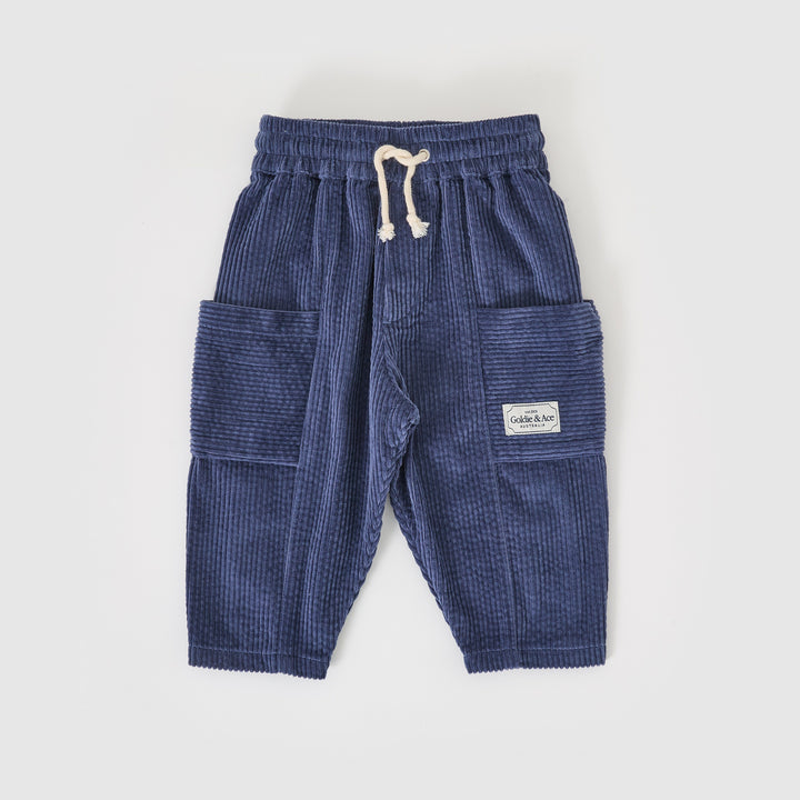 Goldie + Ace Kit Corduroy Pocket Pant Navy