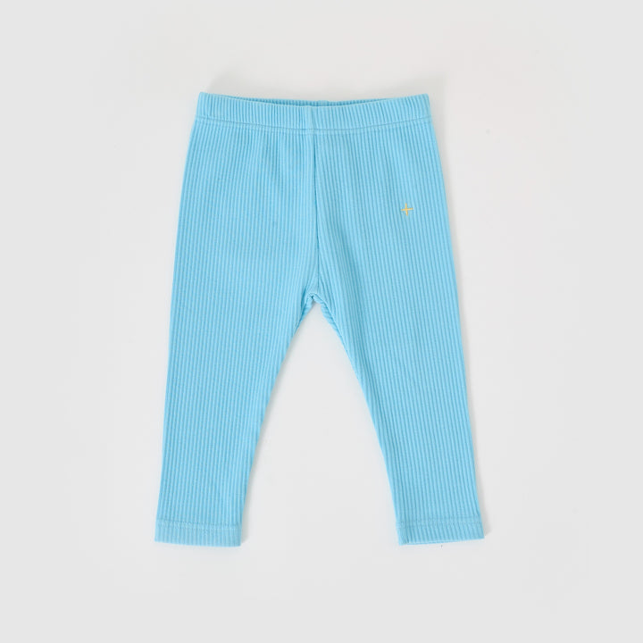 Goldie + Ace Bowie Rib Legging Sky Blue