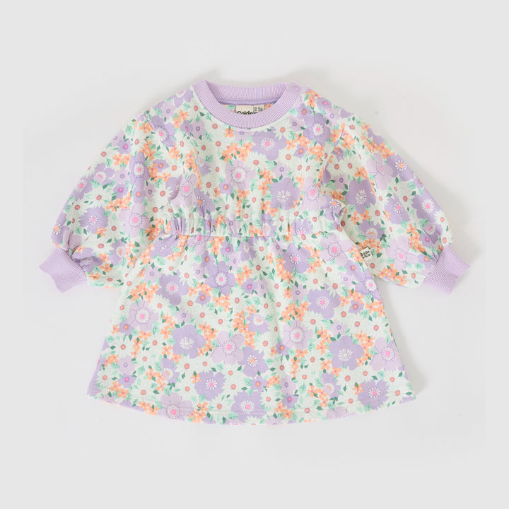 Goldie + Ace Leah Long Sleeve Dress Flora