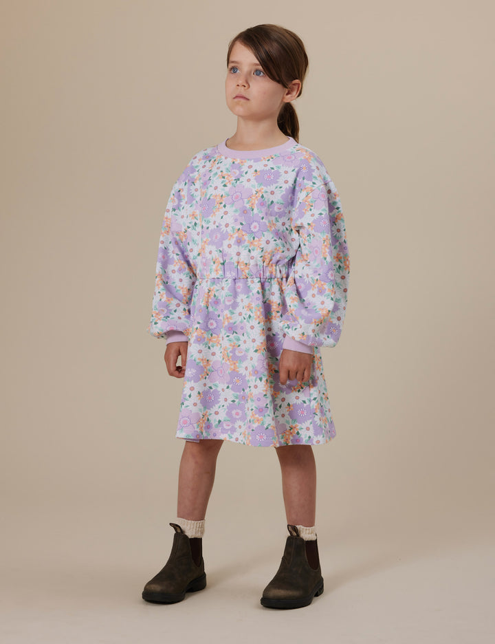 Goldie + Ace Leah Long Sleeve Dress Flora