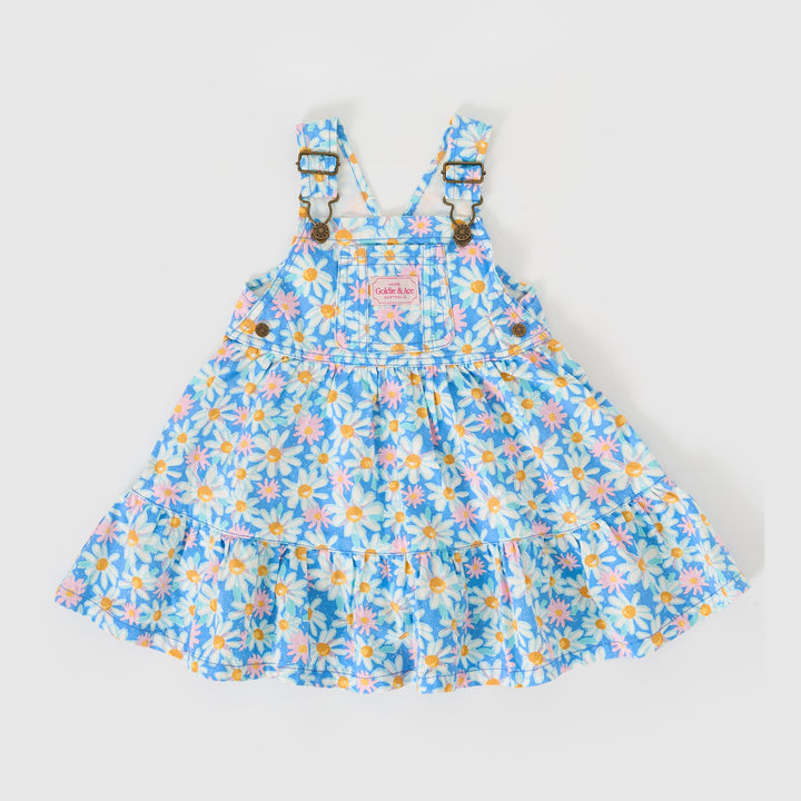 Goldie + Ace Tully Tiered Pinafore Dress Seaside Daisy