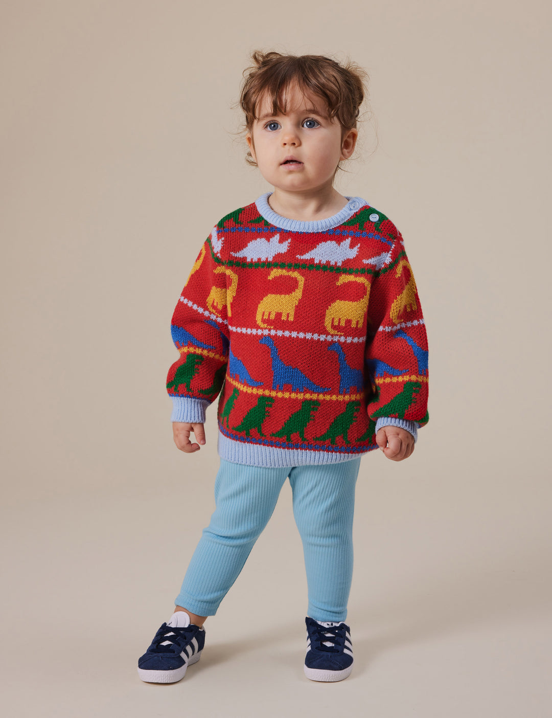 Goldie + Ace Dino Knit Jumper