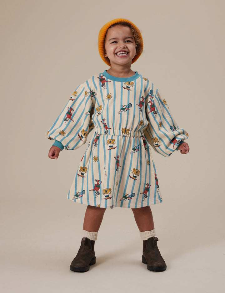 Goldie + Ace Leah Long Sleeve Dress Goldie Squad