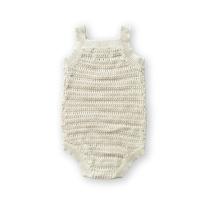 Grown Knitted Organic Singletsuit - Dune