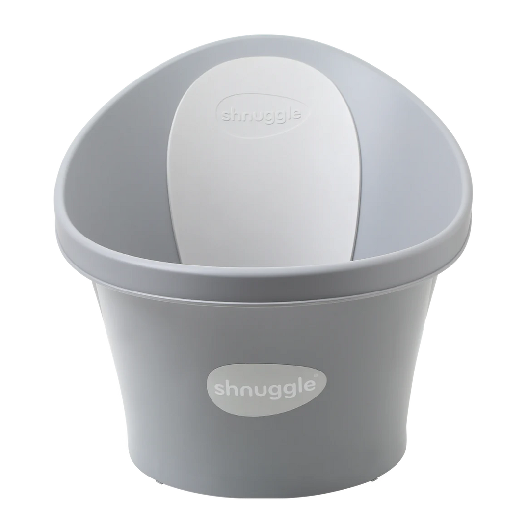 Shnuggle Baby Bath with Plug - Pebble Grey